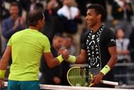 Rafael Nadal and Felix Auger-Aliassime faced each other at the 2022 French Open.